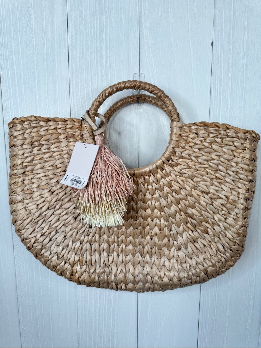 Lauren Conrad Woven Straw Handle Tote - Boho Chic